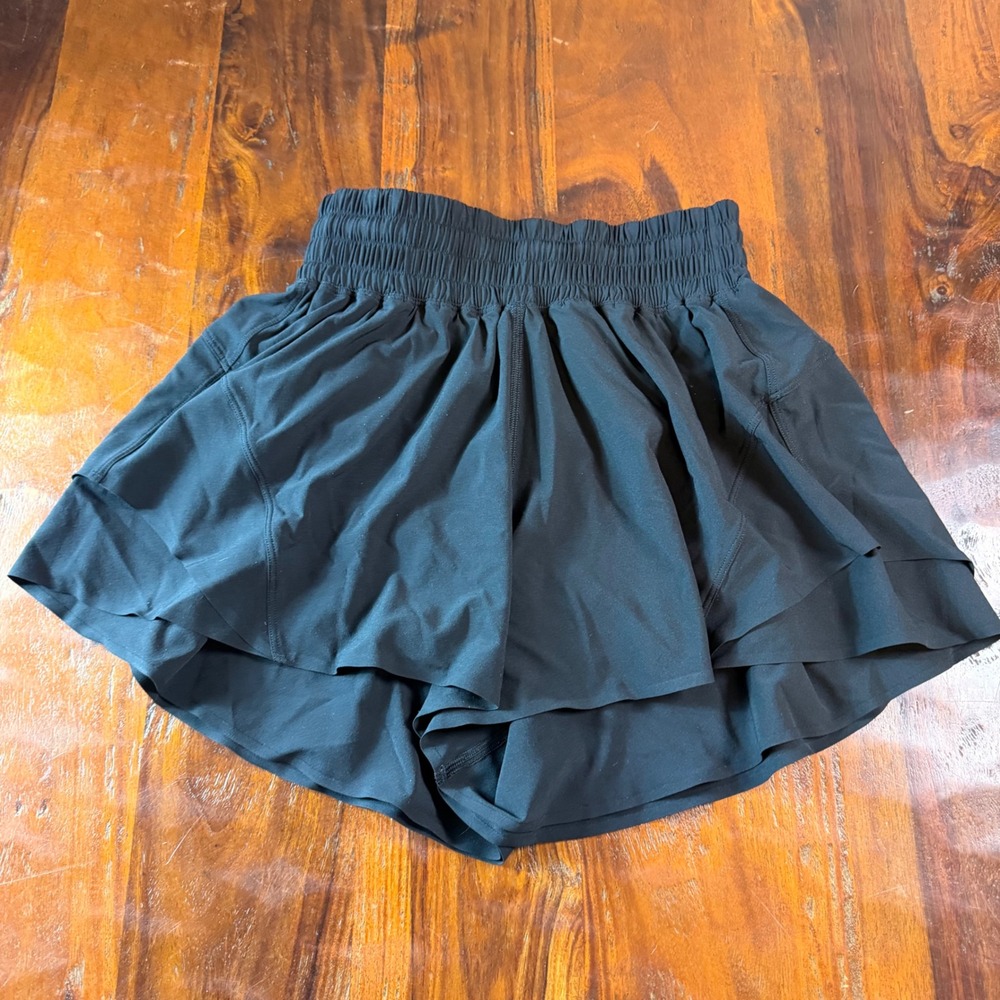 Lululemon Court Rival High-Rise Skirt Black XXS LW7DENS Tennis Skort
